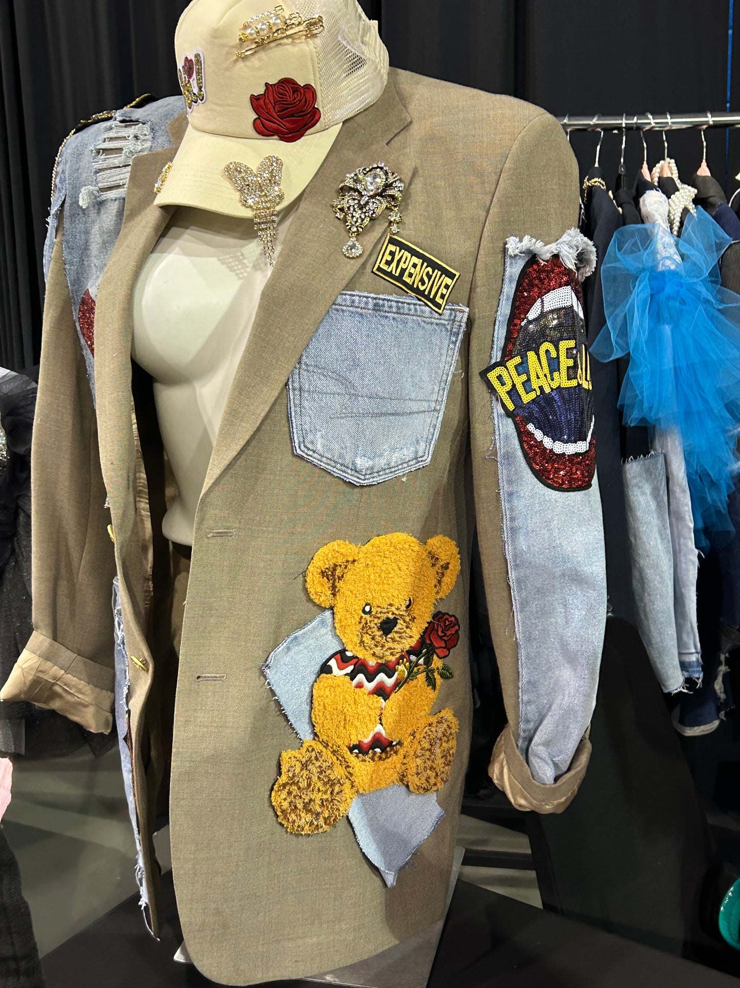 Brownish tweed Peace & Love